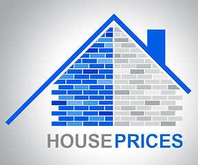 Image showing House Prices Represents Residential Charge And Estimates