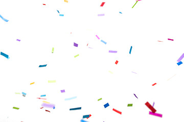 Image showing confetti over white background