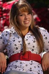 Image showing Teenage Girl Close Up