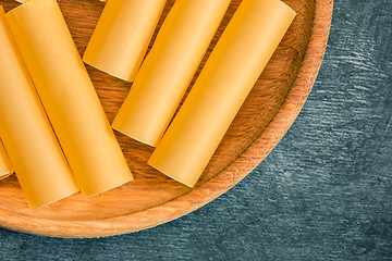 Image showing The dry Italian pasta