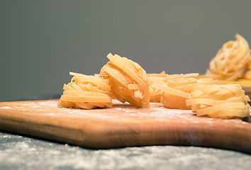 Image showing The dry Italian pasta