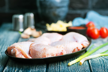 Image showing raw chicken meat