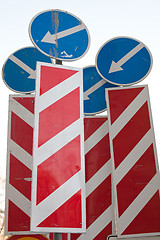 Image showing arrows traffic signs