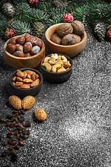 Image showing Forest nuts nuts for Christmas
