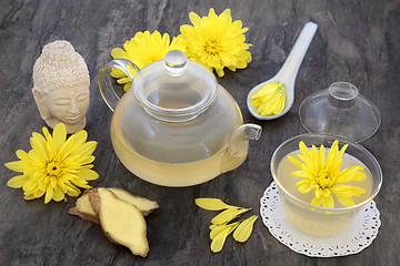 Image showing Chrysanthemum Herb Flower Tea