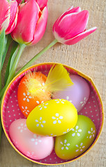 Image showing easter eggs