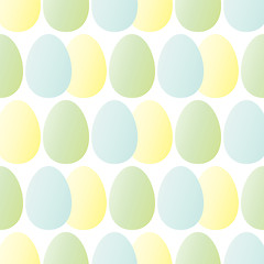 Image showing Pattern of Easter eggs