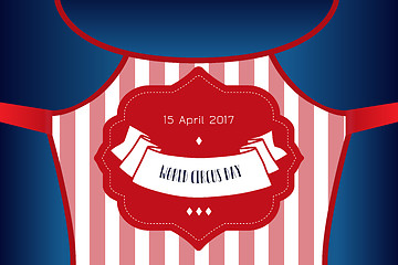 Image showing Circus show poster template