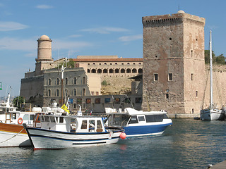 Image showing Marseille harbor