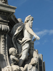 Image showing Cantini fountain detail