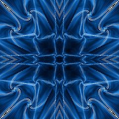 Image showing black and blue abstract pattern