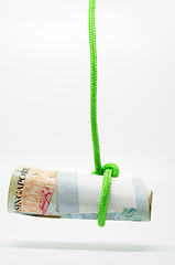 Image showing Dangling Singapore dollar