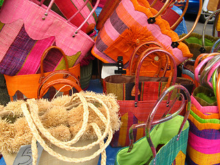 Image showing colored bags