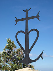 Image showing Provence gardian cross