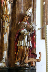Image showing Statue of saint