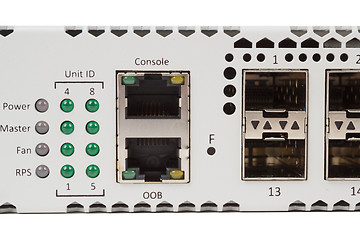 Image showing Gigabit Ethernet switch with SFP slot