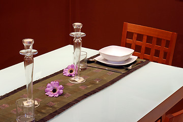 Image showing Festive table