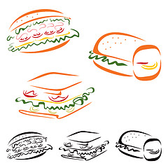 Image showing Food symbols