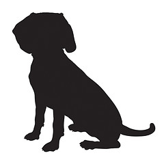 Image showing Beagle Silhouette