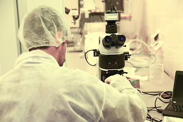 Image showing Laboratory technician on work