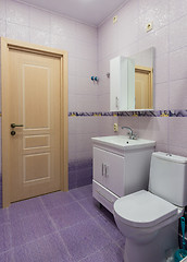 Image showing Interior of toilet room