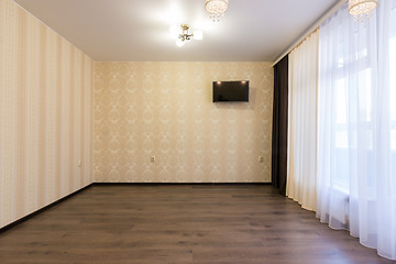 Image showing Interior of a new bedroom unfurnished