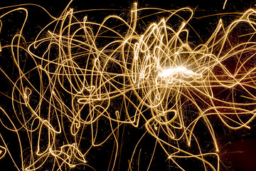 Image showing Sparkly Light Painting