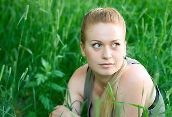 Image showing woman in the park