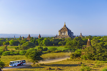 Image showing Bagan buddha tower at day