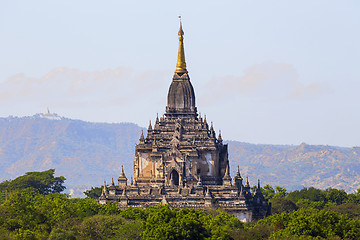 Image showing Bagan buddha tower at day