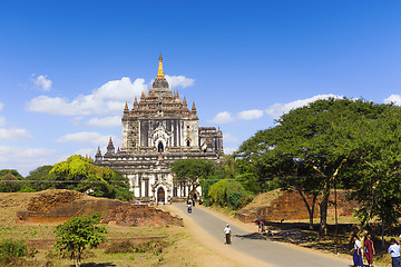 Image showing Bagan buddha tower at day