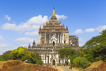 Image showing Bagan buddha tower at day