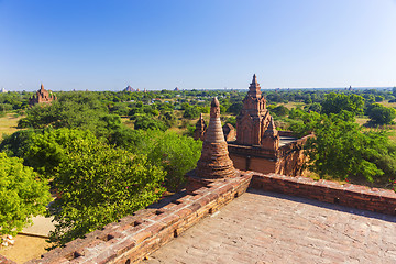 Image showing Bagan buddha tower at day