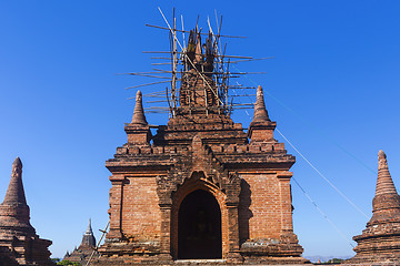 Image showing Bagan buddha tower at day