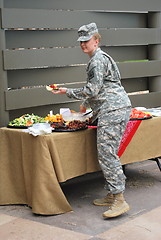 Image showing Military brunch.