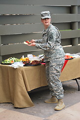 Image showing Military brunch.