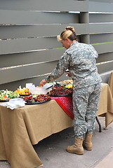 Image showing Military brunch.