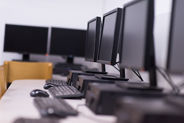 Image showing Computer classroom