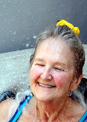 Image showing Hot tub beauty.