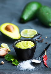 Image showing avocado sauce