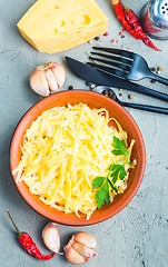 Image showing grated cheese