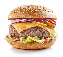 Image showing fresh tasty burger