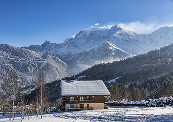 Image showing Chalet in Winter