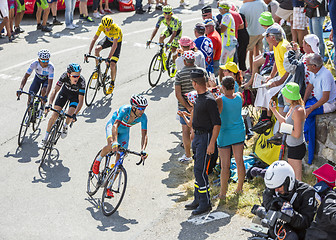 Image showing Vincenzo Nibali on Col du Glandon - Tour de France 2015