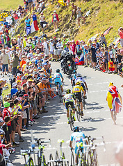 Image showing Group of Favorites on Col du Glandon - Tour de France 2015