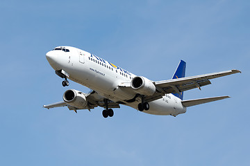 Image showing Plane is about to land