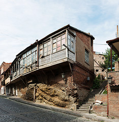 Image showing Old houses in Tbilisi