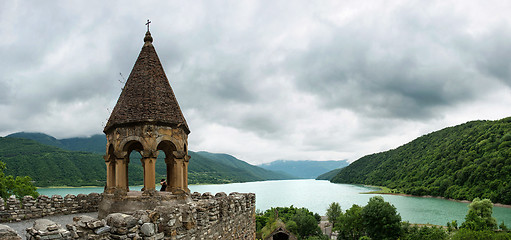 Image showing Medieval fortress Ananuri