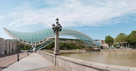 Image showing Bridge of Peace  in Tbilisi