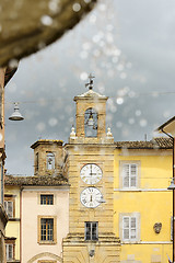 Image showing Clock tower in San Severnio